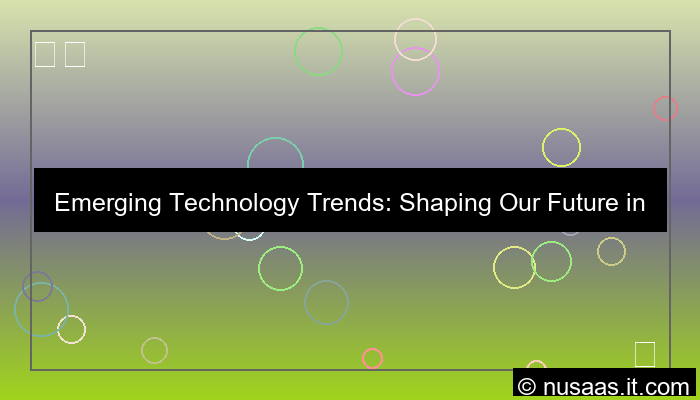 emerging technology trends