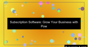 subscription software